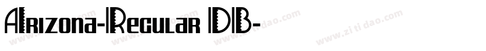 Arizona-Regular DB字体转换